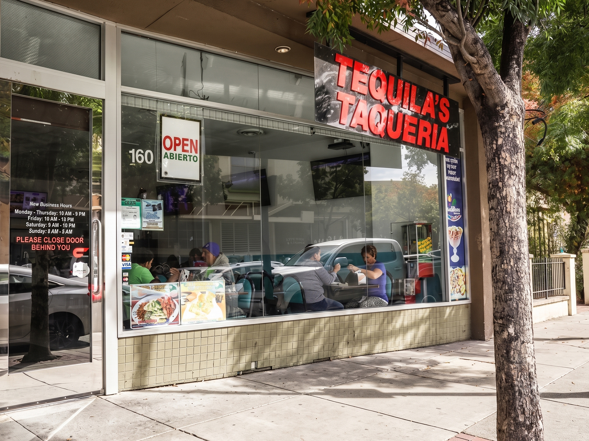 Exterior of Tequila's Taqueria on Livermore Avenue